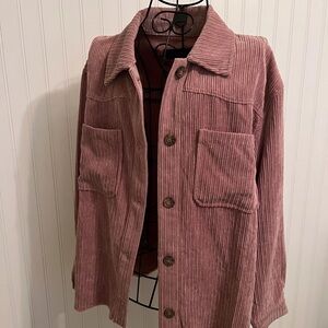 Love Tree Corduroy  Mauve Jacket/ Shirt